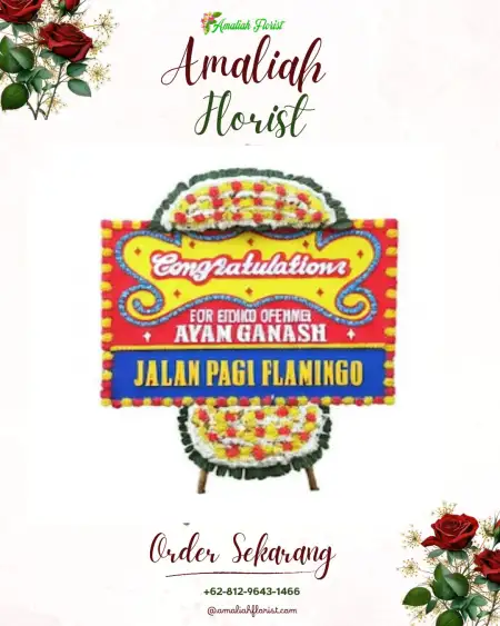 Sewa Papan Bunga Garu